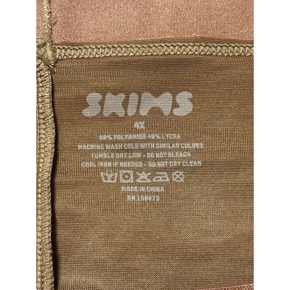 Skims NWOT Simply Bare High-Waisted Brief Cocoa Plus Size 4X Stretch Shapewear - Picture 3 of 3